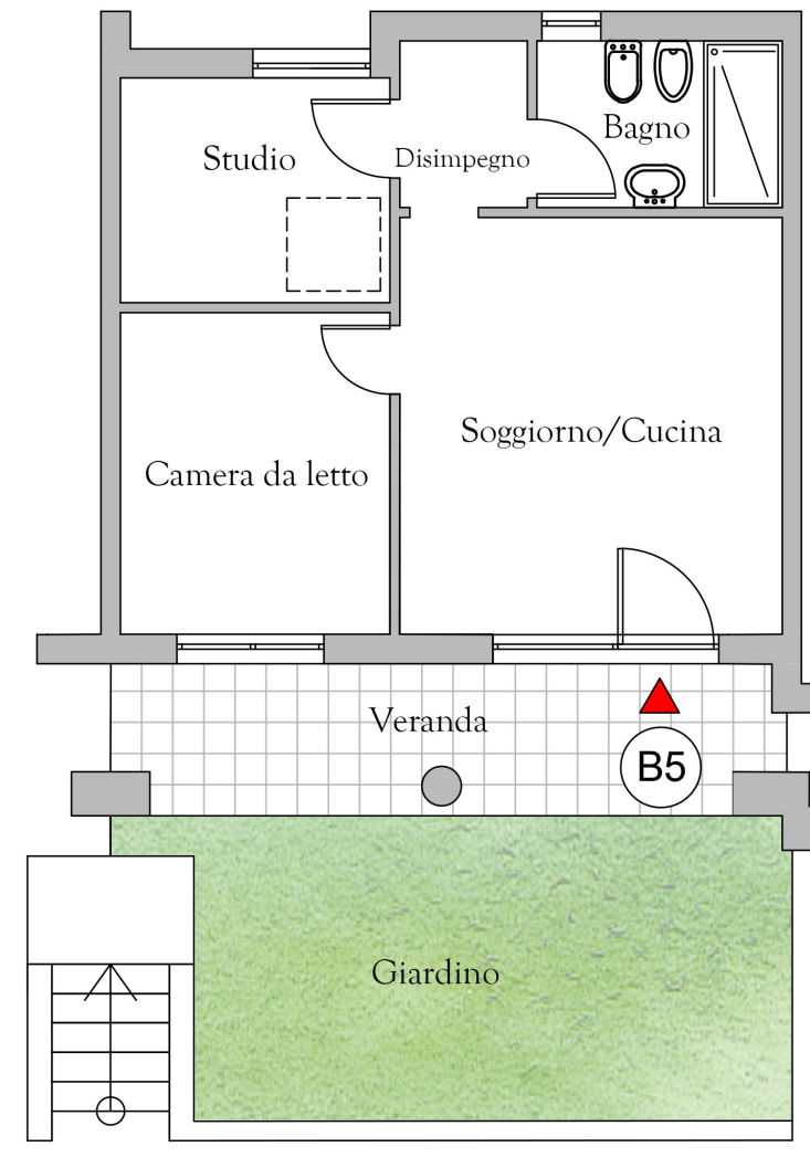 Dimora B5 + 232.3 M.s.l 5